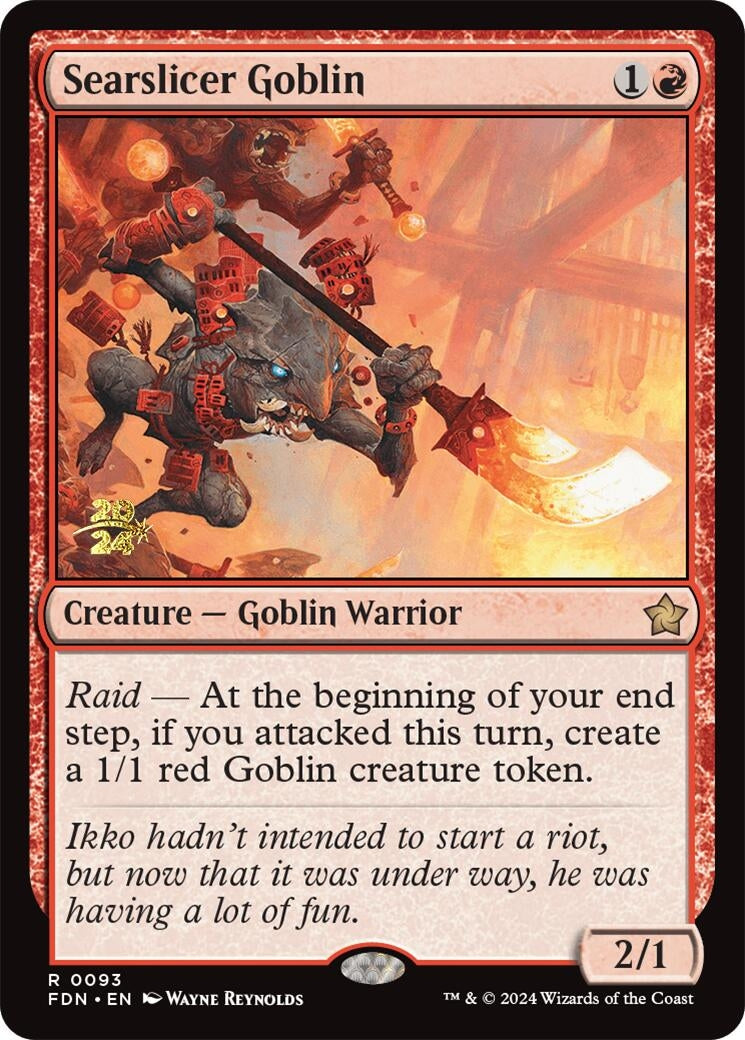Image for Searslicer Goblin (93) [Prerelease Cards] - Magic: The Gathering
