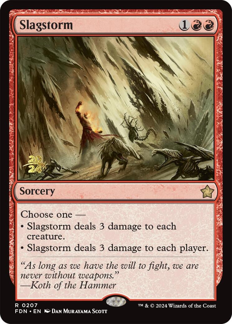 Image for Slagstorm (207) [Prerelease Cards] - Magic: The Gathering