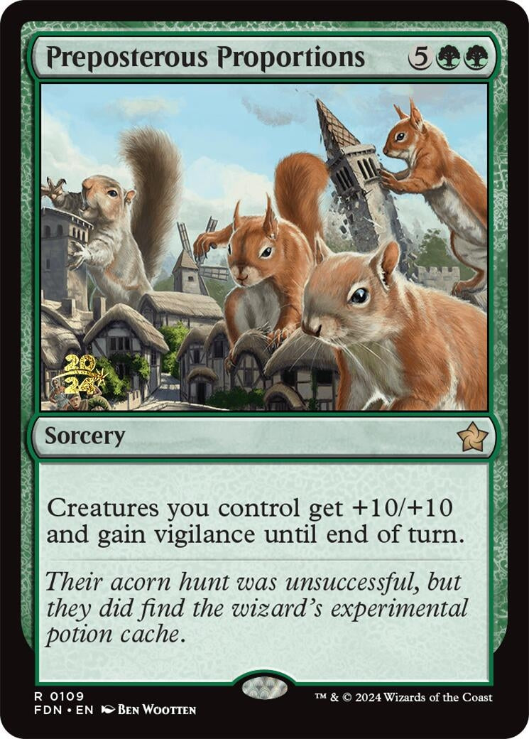 Image for Preposterous Proportions (109) [Prerelease Cards] - Magic: The Gathering