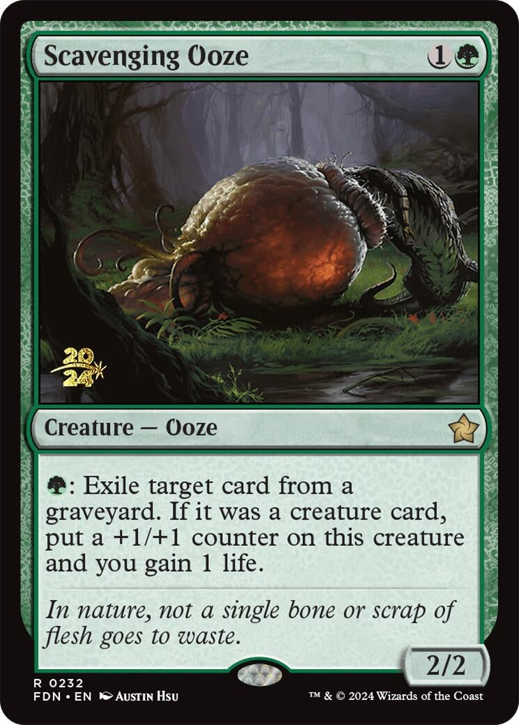 Image for Scavenging Ooze (FDN) (232) [Prerelease Cards] - Magic: The Gathering