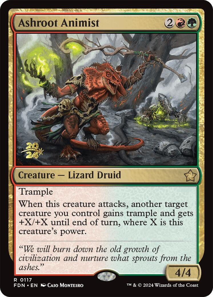 Image for Ashroot Animist (117) [Prerelease Cards] - Magic: The Gathering