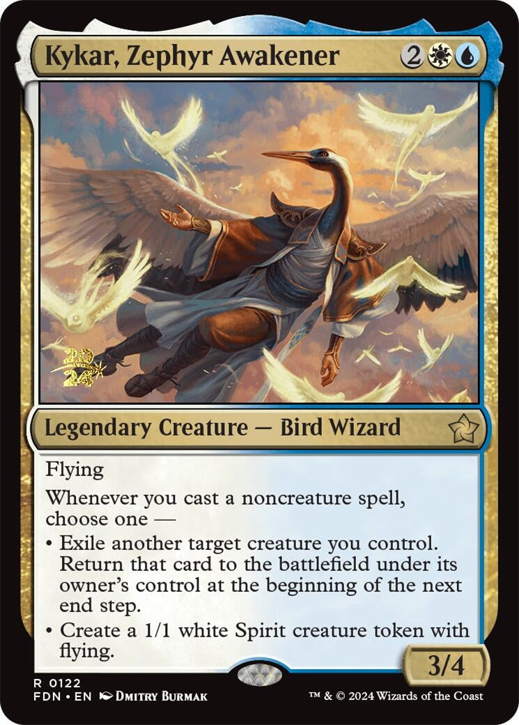 Image for Kykar, Zephyr Awakener (122) [Prerelease Cards] - Magic: The Gathering