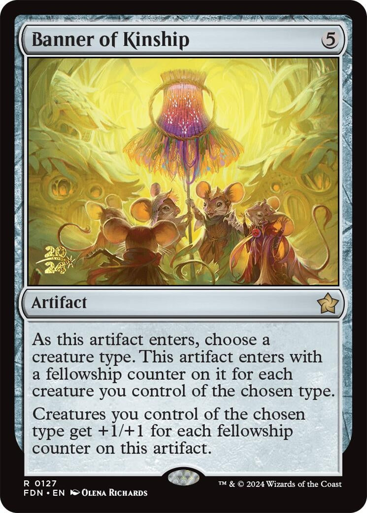 Image for Banner of Kinship (127) [Prerelease Cards] - Magic: The Gathering
