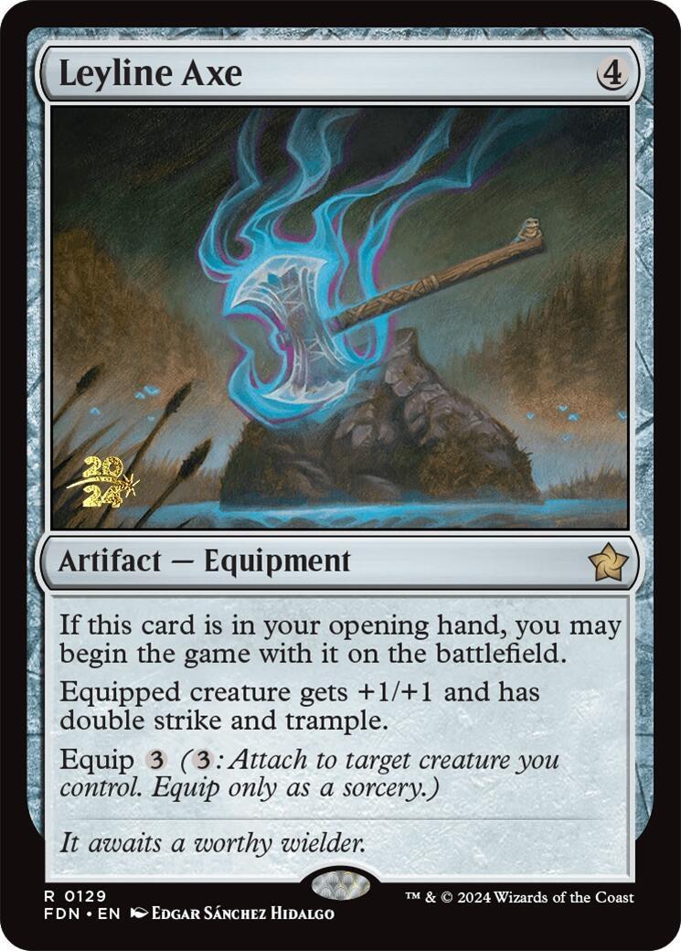 Image for Leyline Axe (129) [Prerelease Cards] - Magic: The Gathering