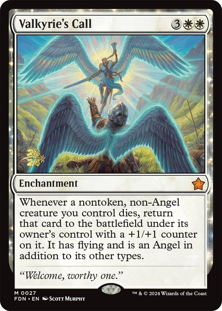 Image for Valkyrie's Call (27) [Prerelease Cards] - Magic: The Gathering