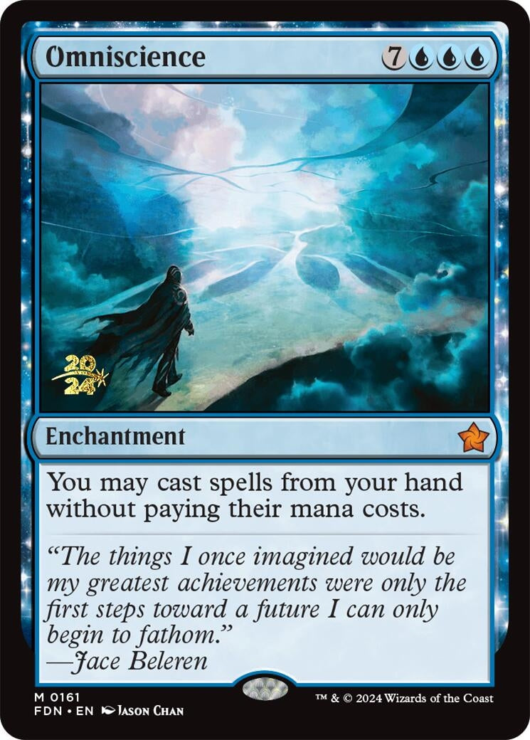 Image for Omniscience (FDN) (161) [Prerelease Cards] - Magic: The Gathering