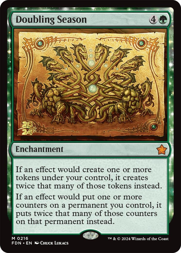 Image for Doubling Season (216) [Prerelease Cards] - Magic: The Gathering