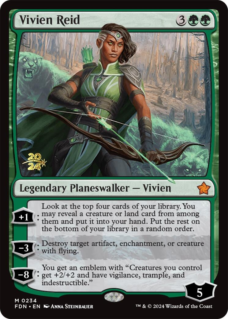 Image for Vivien Reid (FDN) (234) [Prerelease Cards] - Magic: The Gathering