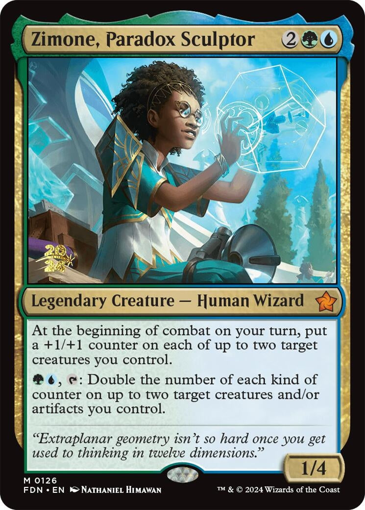 Image for Zimone, Paradox Sculptor (126) [Prerelease Cards] - Magic: The Gathering