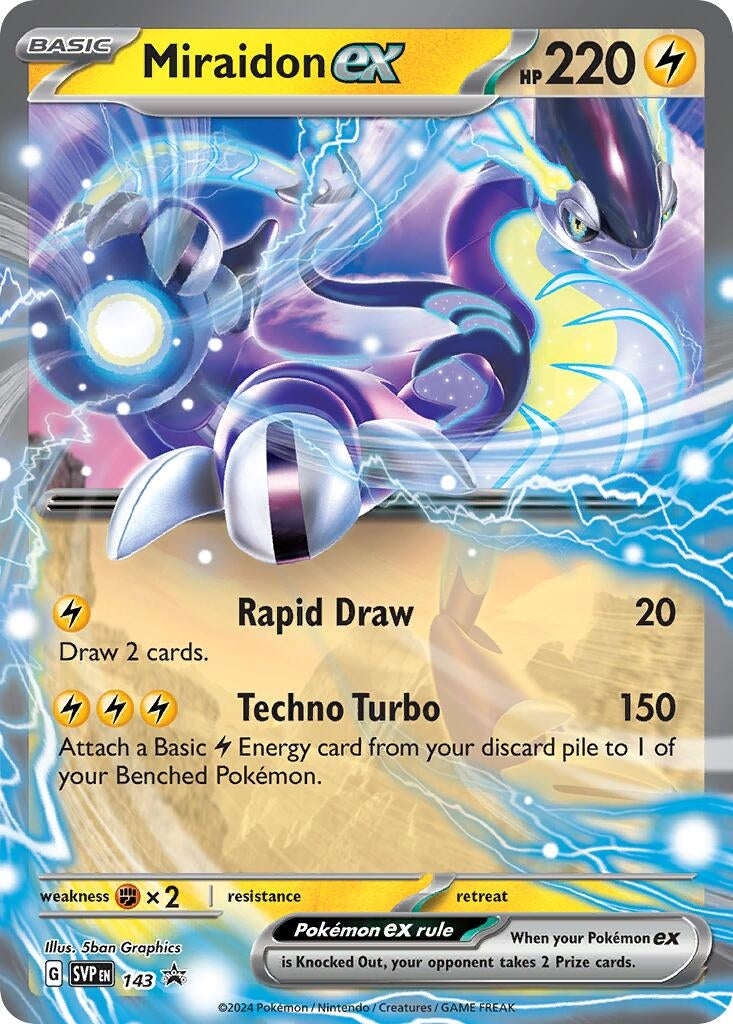 Image for Miraidon ex - 143 (143) [SV: Scarlet & Violet Promo Cards] - Pokemon