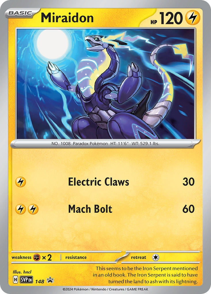 Image for Miraidon - 148 (148) [SV: Scarlet & Violet Promo Cards] - Pokemon