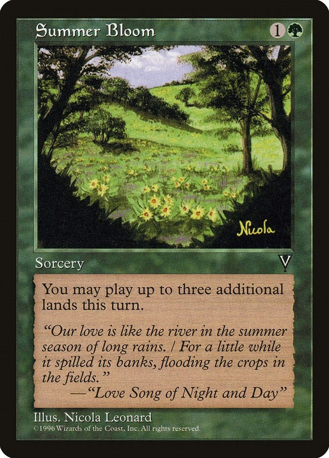 Image for Summer Bloom [Visions] - Magic: The Gathering