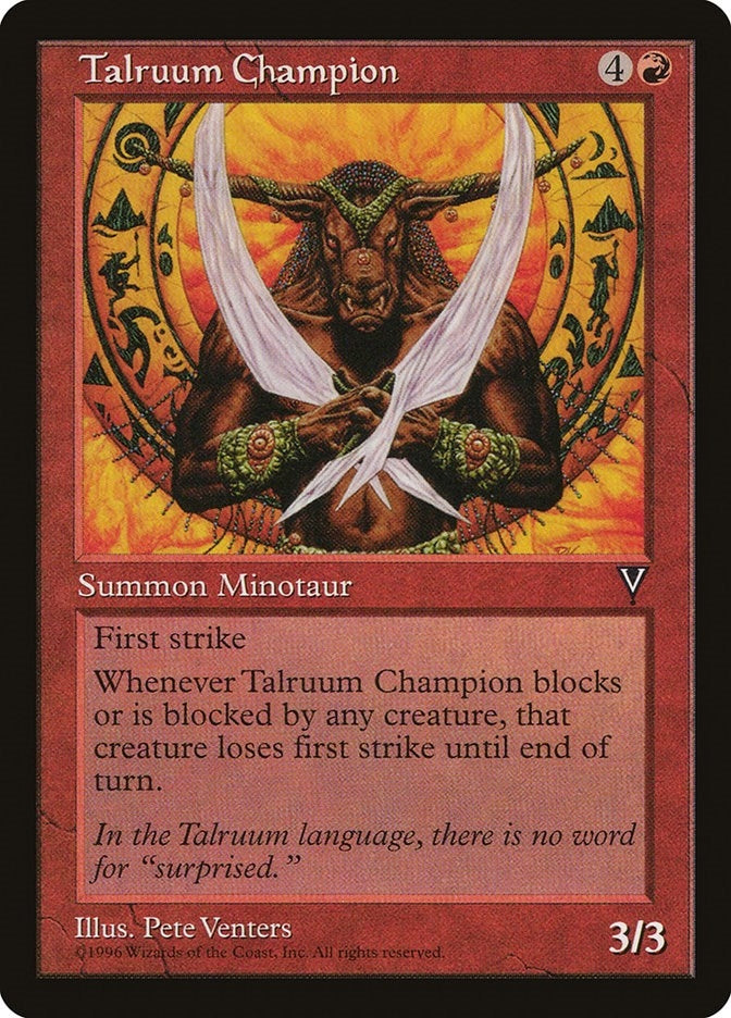 Image for Talruum Champion [Visions] - Magic: The Gathering