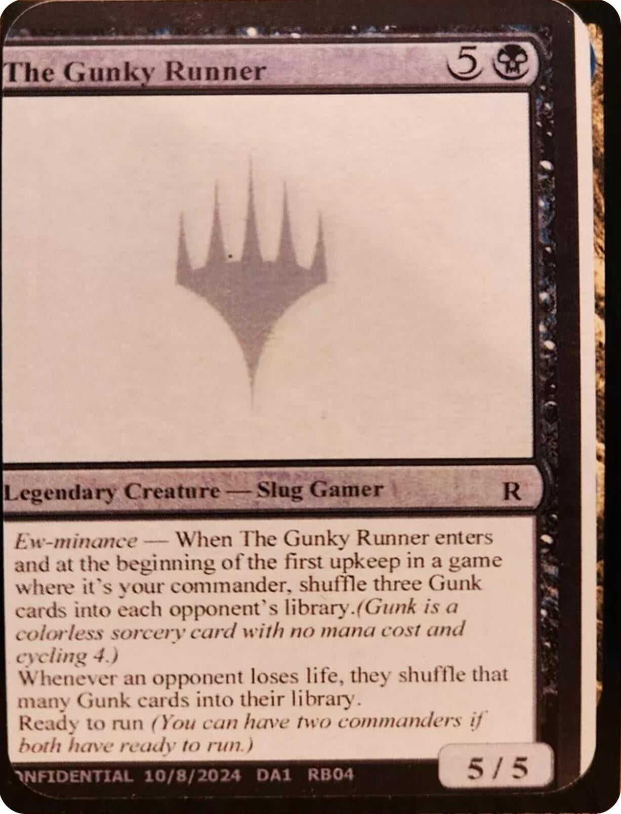 Image for The Gunky Runner [Un-Known Event Playtest Cards] - Magic: The Gathering