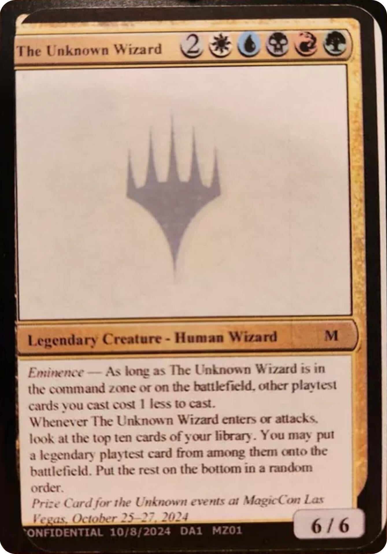 Image for The Unknown Wizard [Un-Known Event Playtest Cards] - Magic: The Gathering