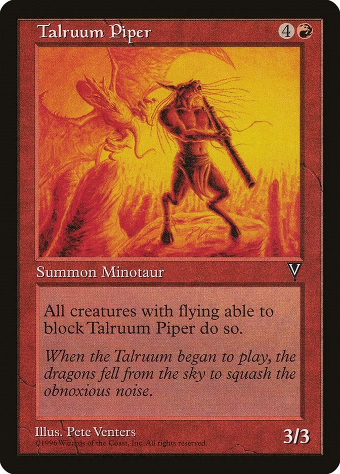 Image for Talruum Piper [Visions] - Magic: The Gathering