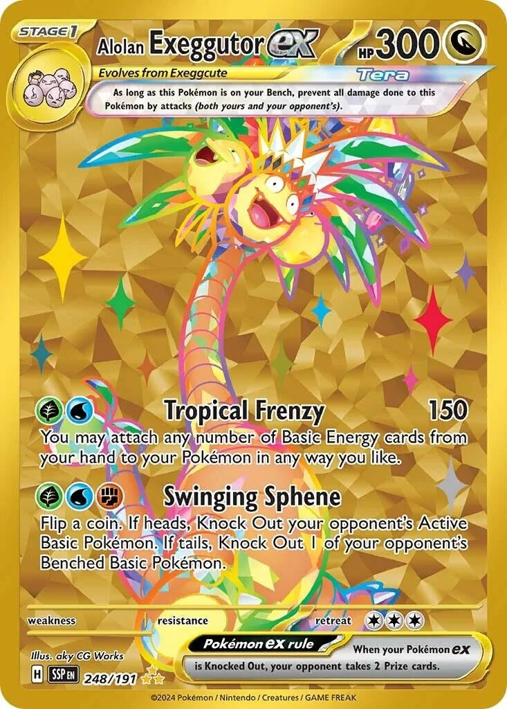 Image for Alolan Exeggutor ex (248/191) [SV08: Surging Sparks] - Pokemon
