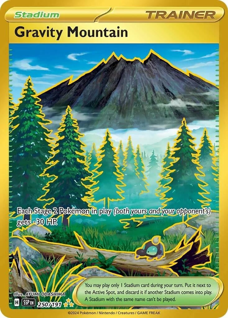 Image for Gravity Mountain (250/191) [SV08: Surging Sparks] - Pokemon