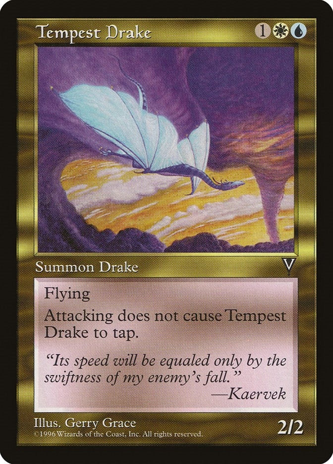 Image for Tempest Drake [Visions] - Magic: The Gathering
