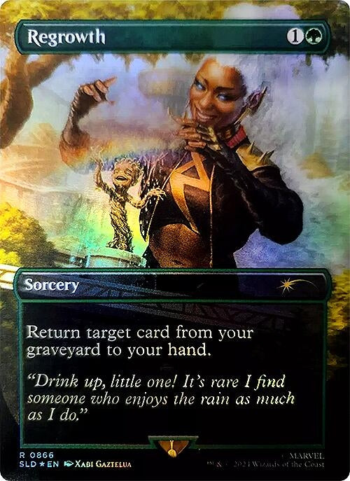 Image for Regrowth (Rainbow Foil) (866) [Secret Lair Drop Series] - Magic: The Gathering