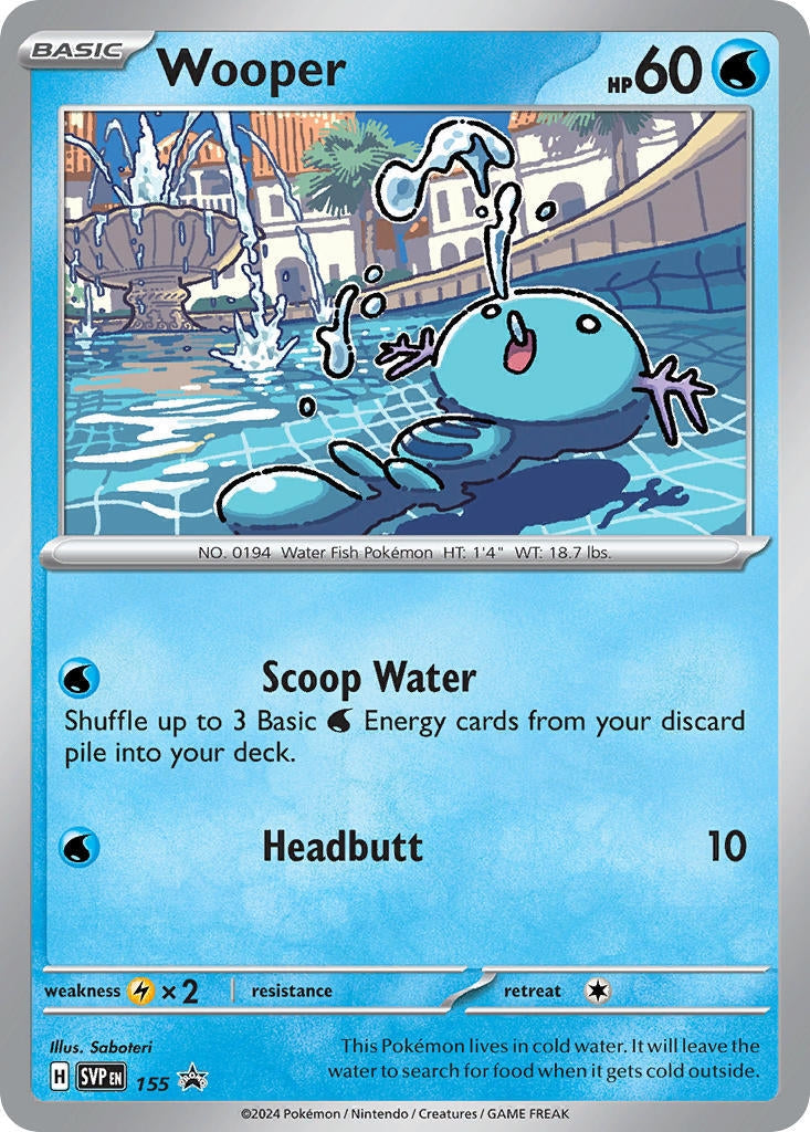 Image for Wooper - 155 (155) [SV: Scarlet & Violet Promo Cards] - Pokemon