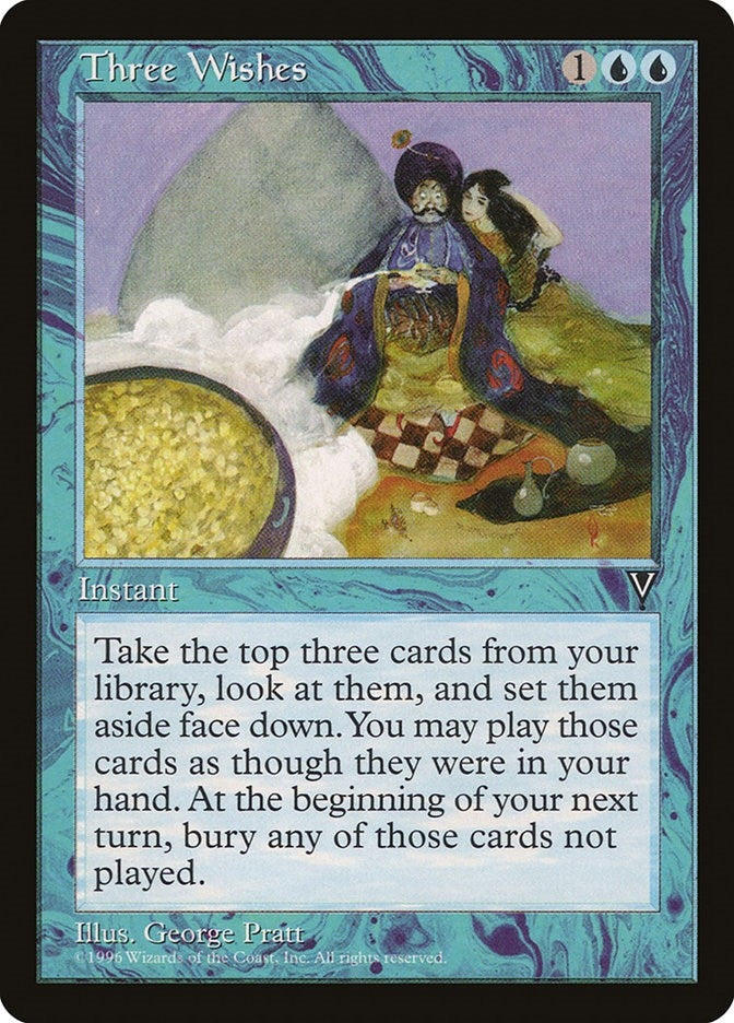 Image for Three Wishes [Visions] - Magic: The Gathering