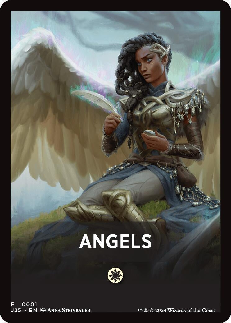 Image for Angels Theme Card (1) [Foundations Jumpstart] - Magic: The Gathering