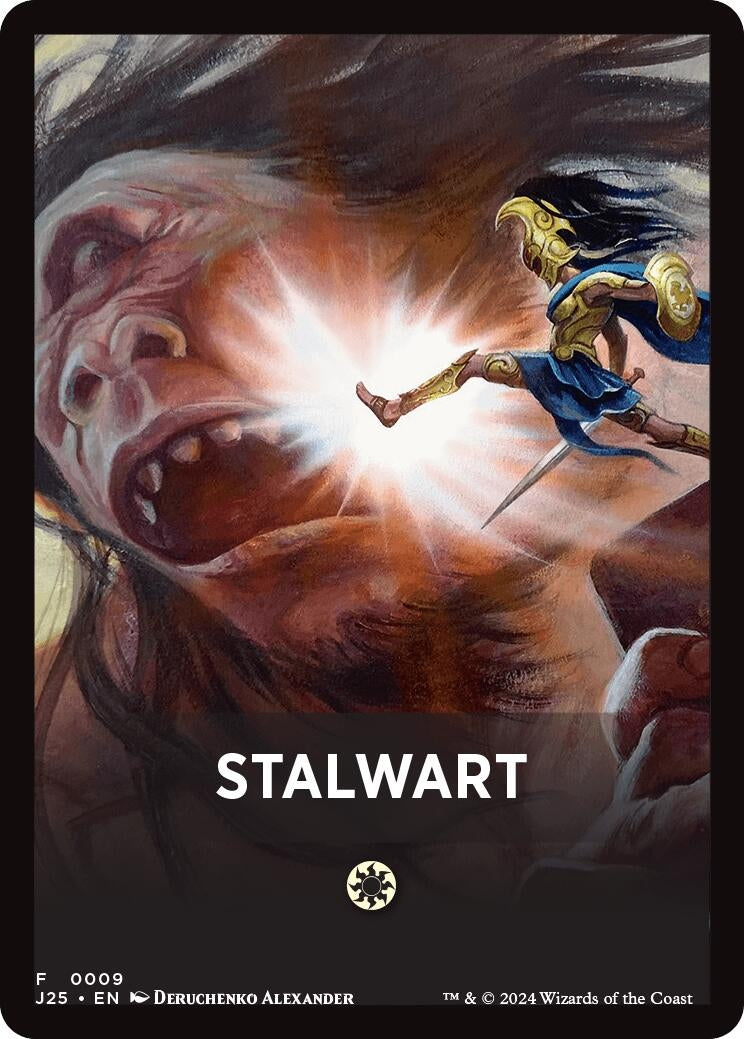 Image for Stalwart Theme Card (9) [Foundations Jumpstart] - Magic: The Gathering