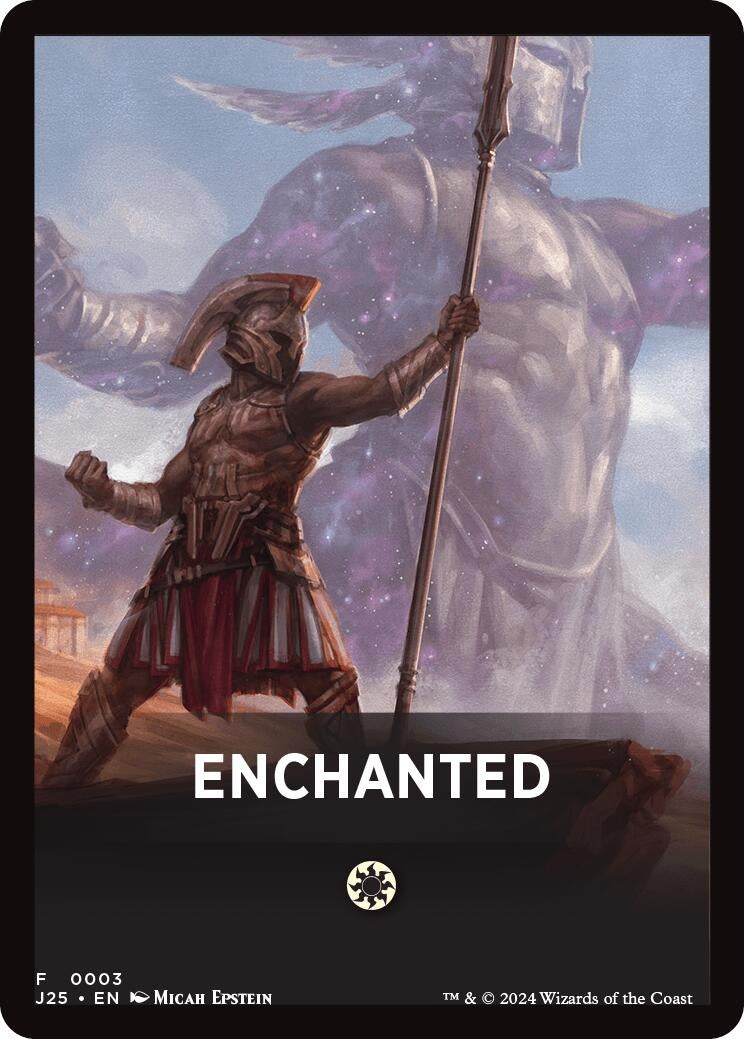 Image for Enchanted Theme Card (3) [Foundations Jumpstart] - Magic: The Gathering