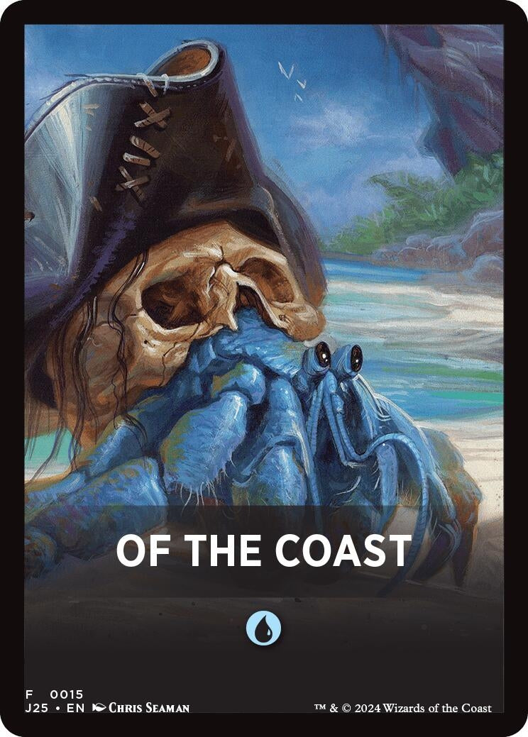 Image for Of The Coast Theme Card (15) [Foundations Jumpstart] - Magic: The Gathering
