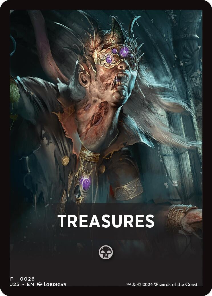 Image for Treasures Theme Card (26) [Foundations Jumpstart] - Magic: The Gathering