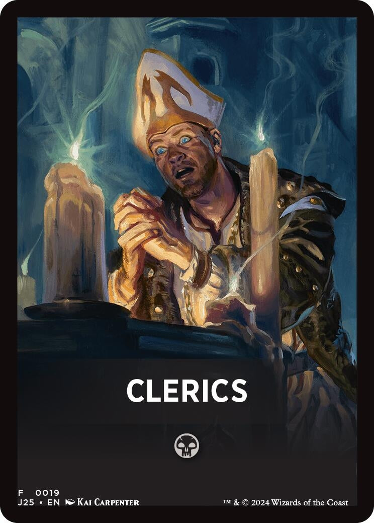 Image for Clerics Theme Card (19) [Foundations Jumpstart] - Magic: The Gathering