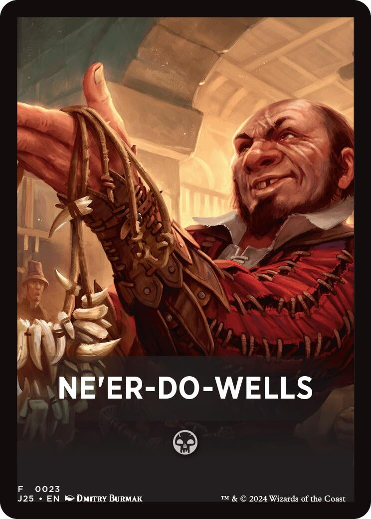 Image for Ne'er-Do-Wells Theme Card (23) [Foundations Jumpstart] - Magic: The Gathering