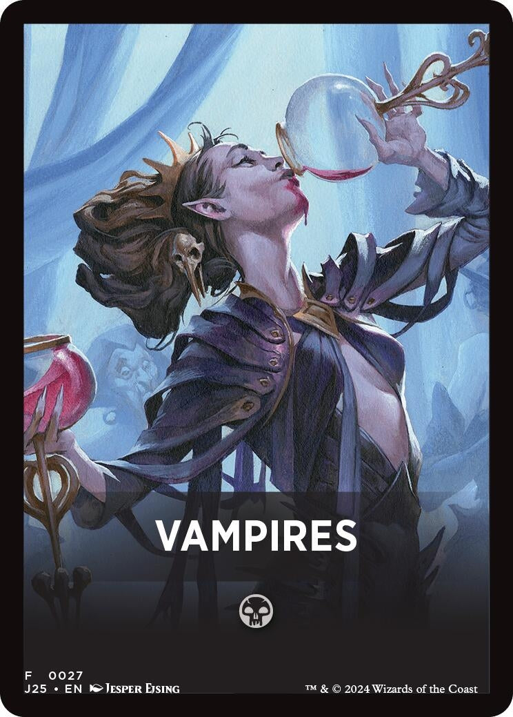 Image for Vampires Theme Card (27) [Foundations Jumpstart] - Magic: The Gathering