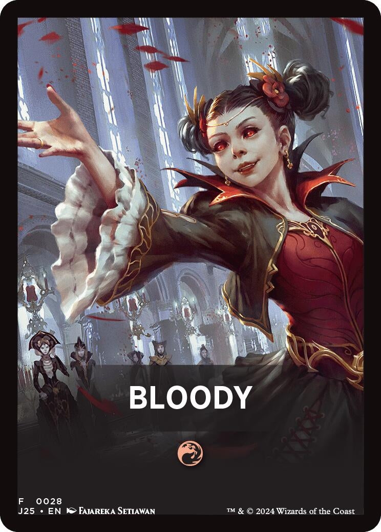 Image for Bloody Theme Card (28) [Foundations Jumpstart] - Magic: The Gathering