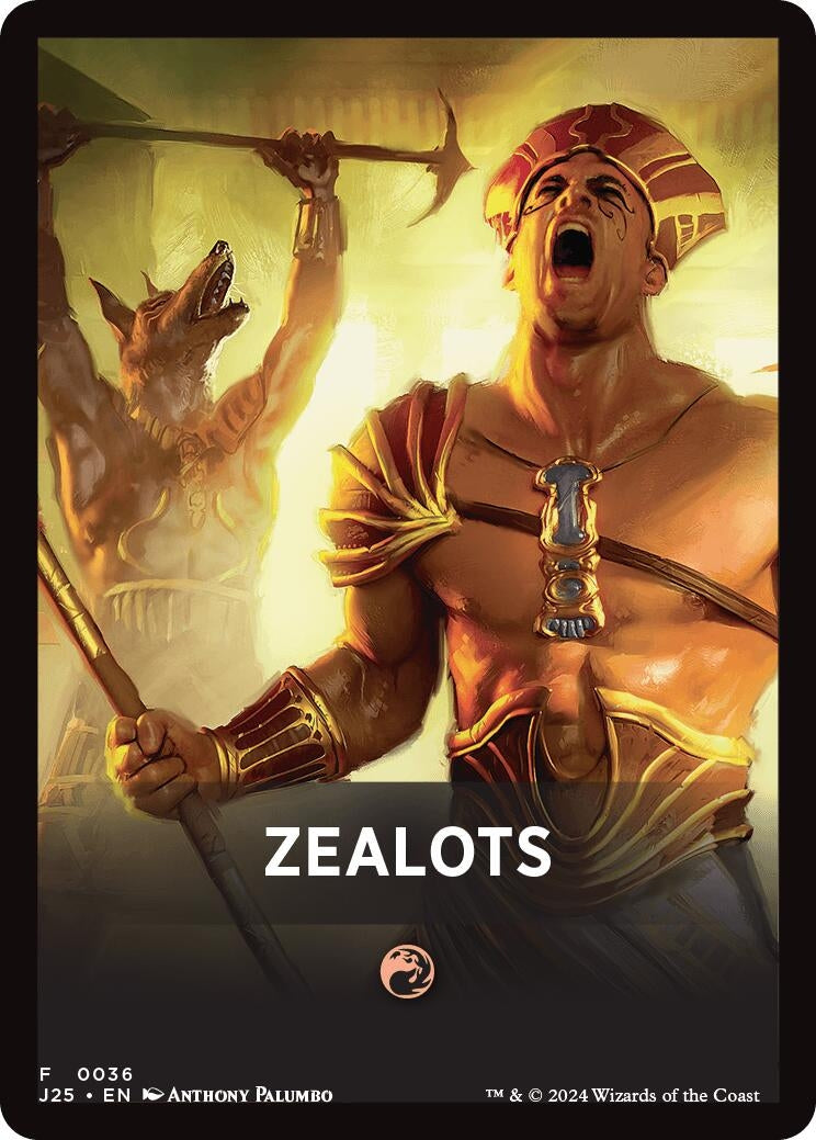 Image for Zealots Theme Card (36) [Foundations Jumpstart] - Magic: The Gathering
