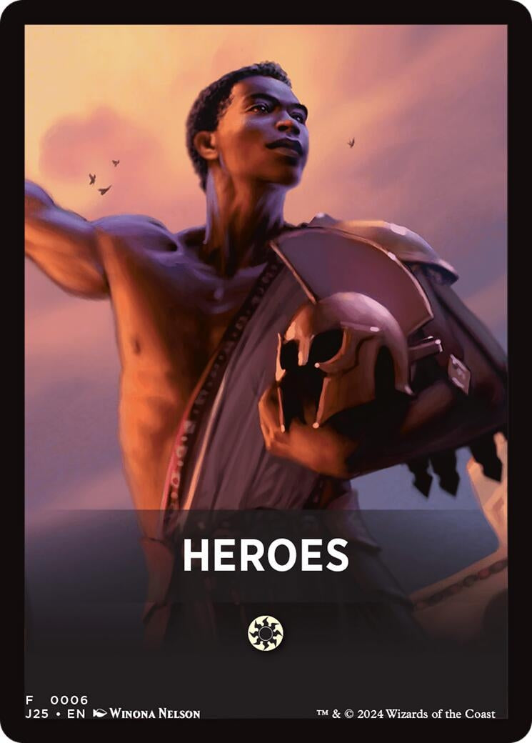 Image for Heroes Theme Card (6) [Foundations Jumpstart] - Magic: The Gathering