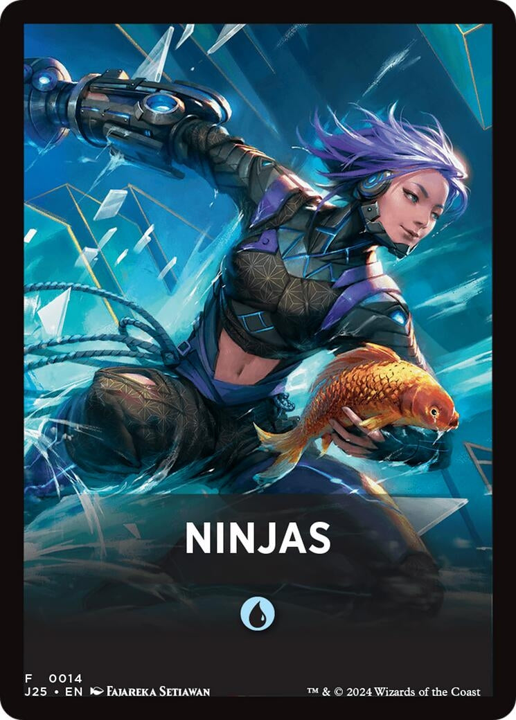 Image for Ninjas Theme Card (14) [Foundations Jumpstart] - Magic: The Gathering