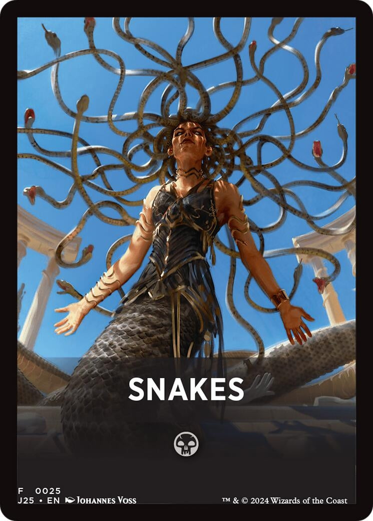 Image for Snakes Theme Card (25) [Foundations Jumpstart] - Magic: The Gathering