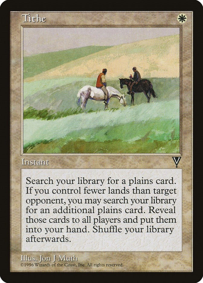 Image for Tithe [Visions] - Magic: The Gathering