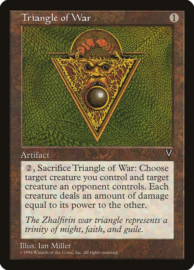 Image for Triangle of War [Visions] - Magic: The Gathering