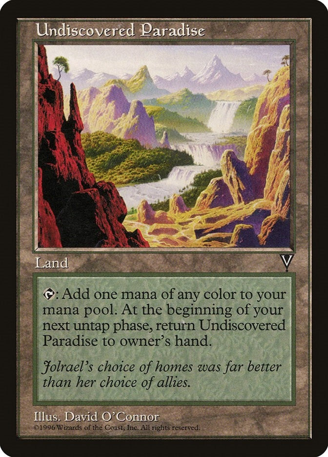 Image for Undiscovered Paradise [Visions] - Magic: The Gathering