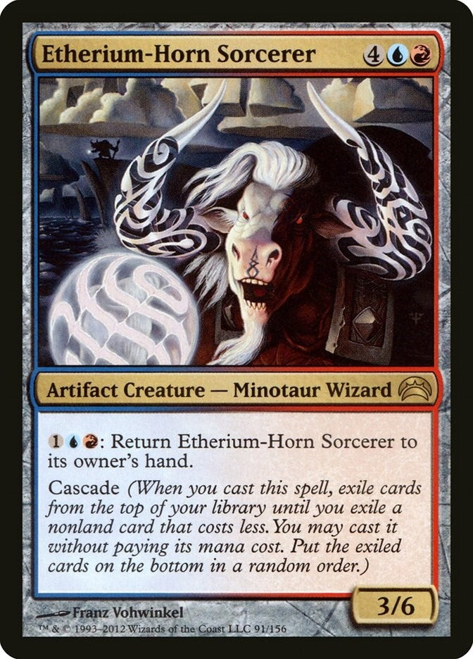 Image for Etherium-Horn Sorcerer (91) [Planechase 2012] - Magic: The Gathering