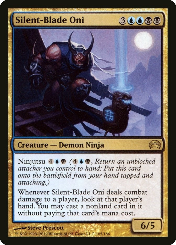 Image for Silent-Blade Oni (105) [Planechase 2012] - Magic: The Gathering