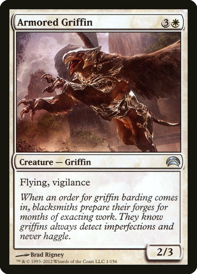 Image for Armored Griffin (1) [Planechase 2012] - Magic: The Gathering