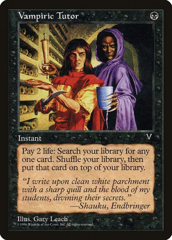 Image for Vampiric Tutor [Visions] - Magic: The Gathering