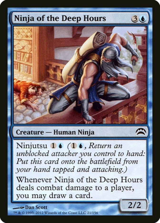 Image for Ninja of the Deep Hours (21) [Planechase 2012] - Magic: The Gathering