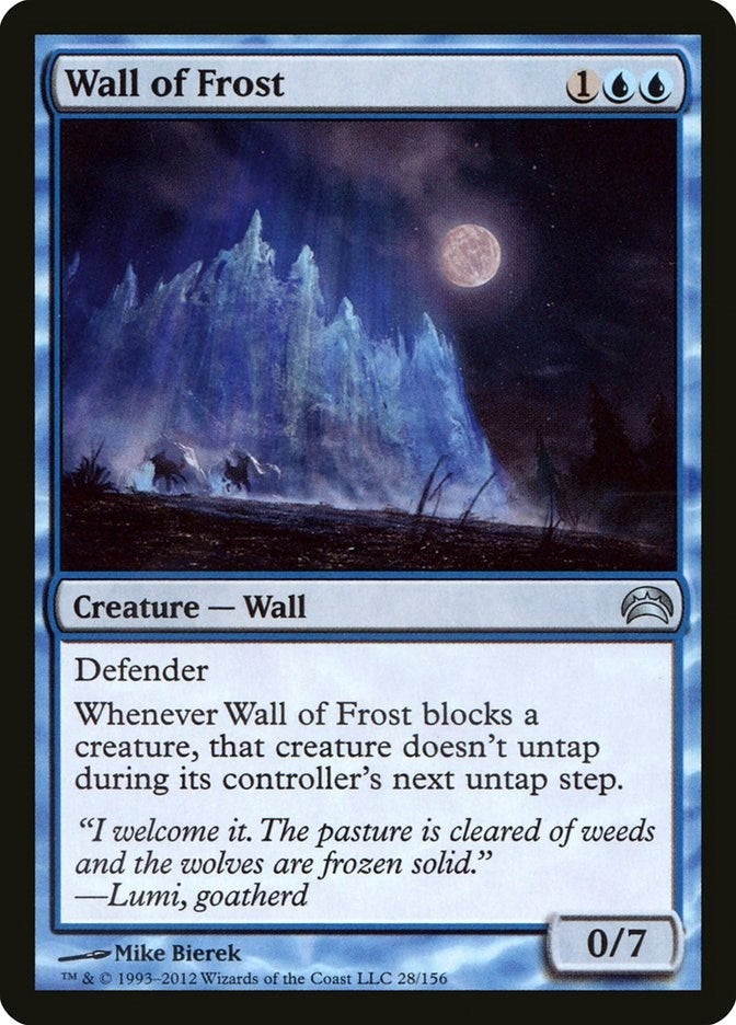 Image for Wall of Frost (28) [Planechase 2012] - Magic: The Gathering