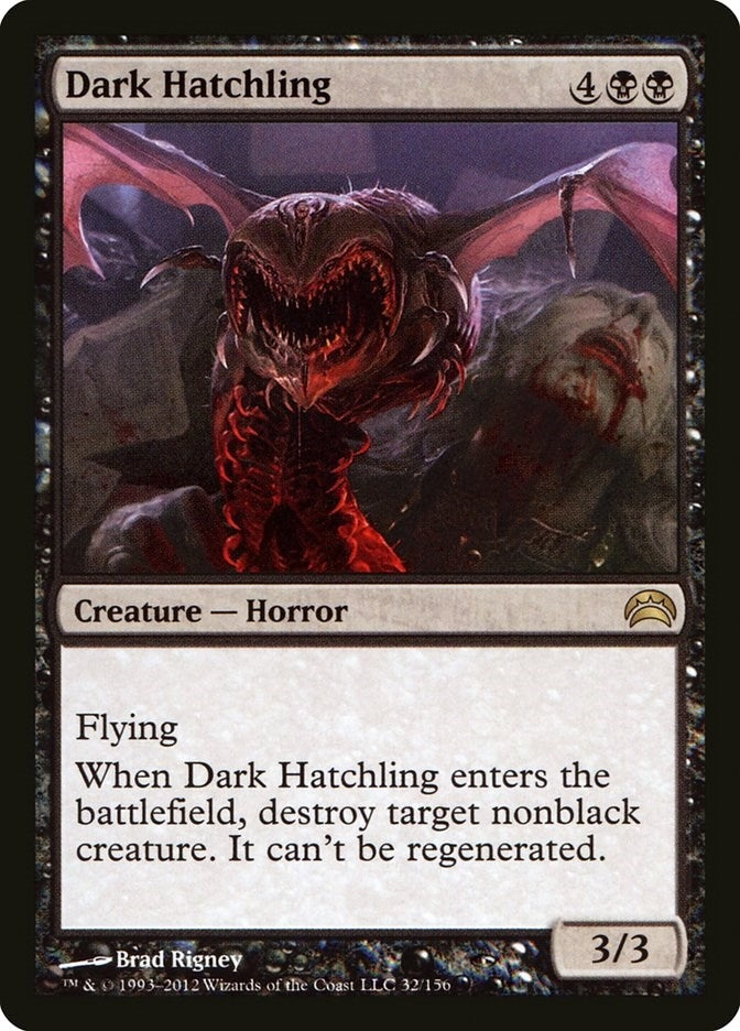 Image for Dark Hatchling (32) [Planechase 2012] - Magic: The Gathering