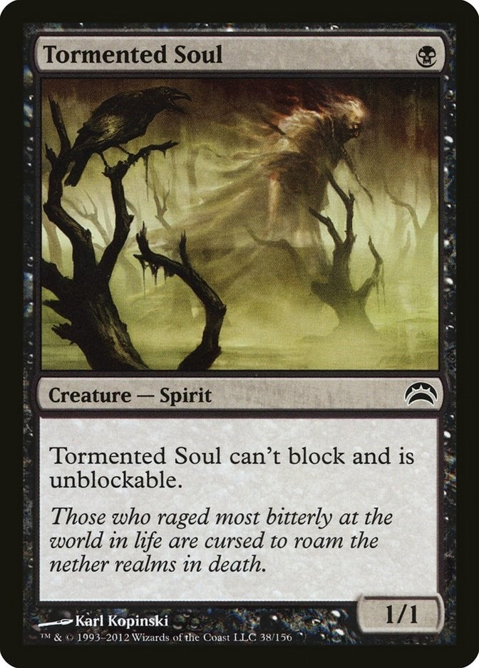 Image for Tormented Soul (38) [Planechase 2012] - Magic: The Gathering